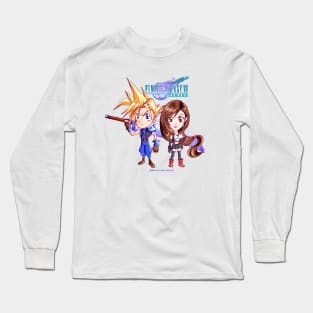 Cloud Loves Tifa ファイナルファンタジーＶＩＩ Long Sleeve T-Shirt